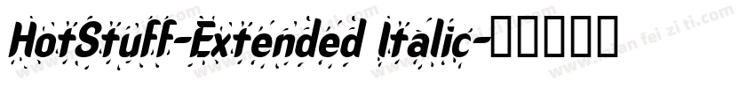 HotStuff-Extended Italic字体转换